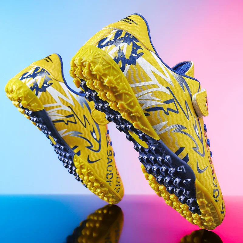 New Men Kids Football Boots Ultralight Professional Boys Match Grass Soccer Shoes Cleats Non-Slip Training Shoes Drop Shipping