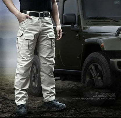 Tactical Pants Camouflage Men Waterproof Combat Joggers Male Multi-pocket SWAT Cargo Stretch Work Trousers Hombre Size S-2XL