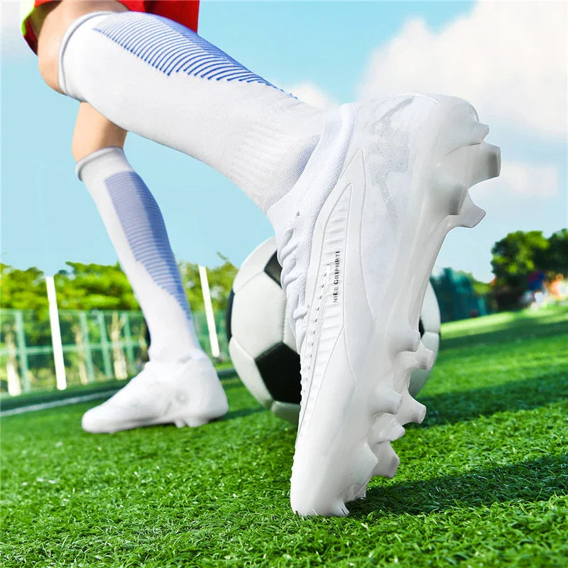 FG Mens Soccer Shoes High Quality Turf Soccer Cleats for Sneakers Training Football Boots Chuteira Campo 35-45