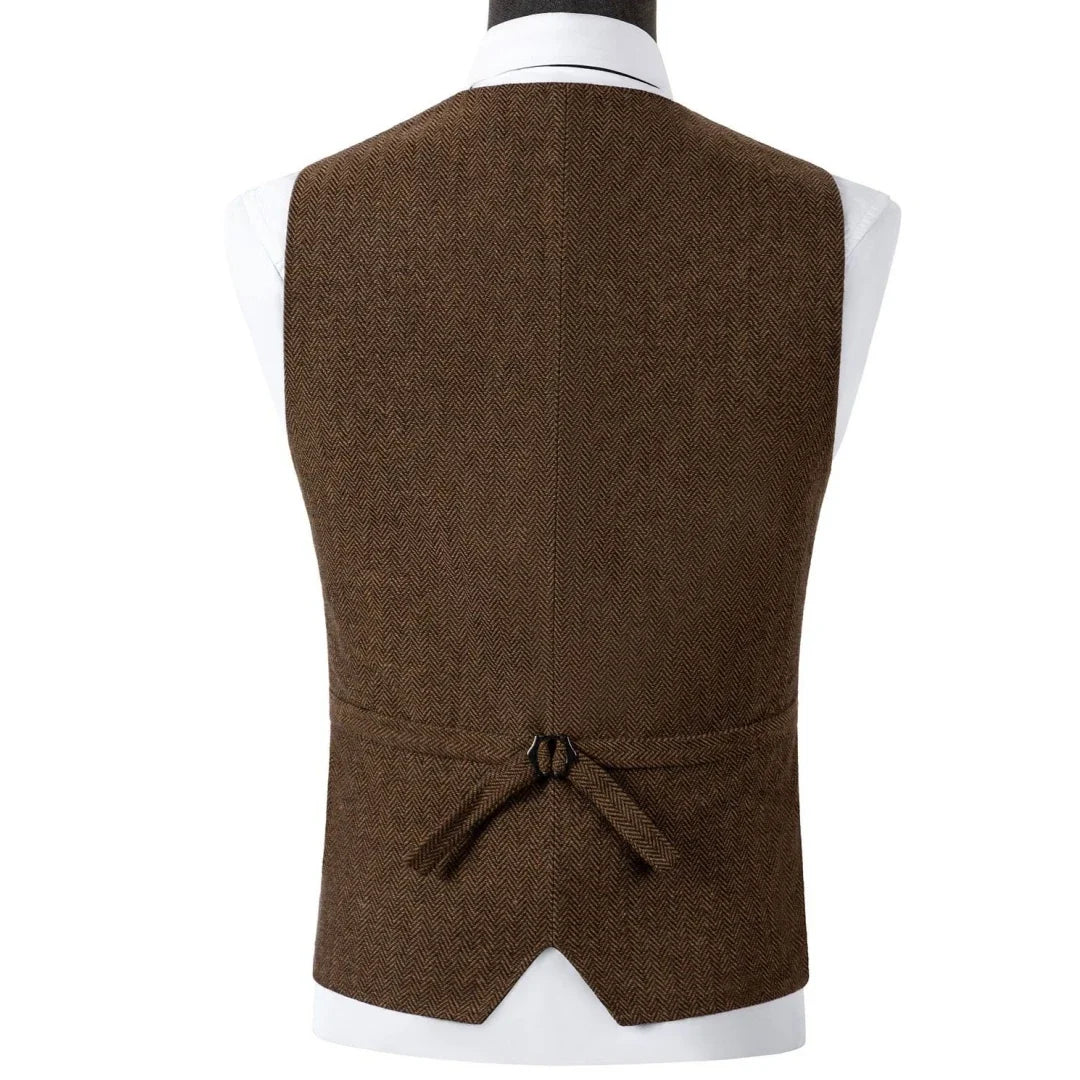 Men's Suit Vest Military Green Single Breasted Blended  Men Vest Denim Jeans Waistcoat Jacket Slim Fit Casual Formal Business