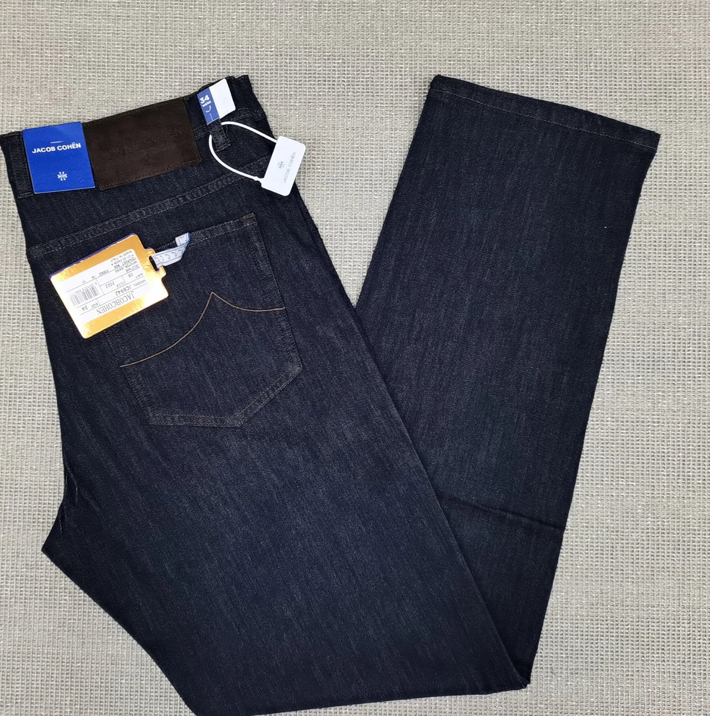 Jeans Thin Cotton Men 2026 Spring Summer new fashion straight breathable outdoors comfort Zipper Big size 30-40 Pants