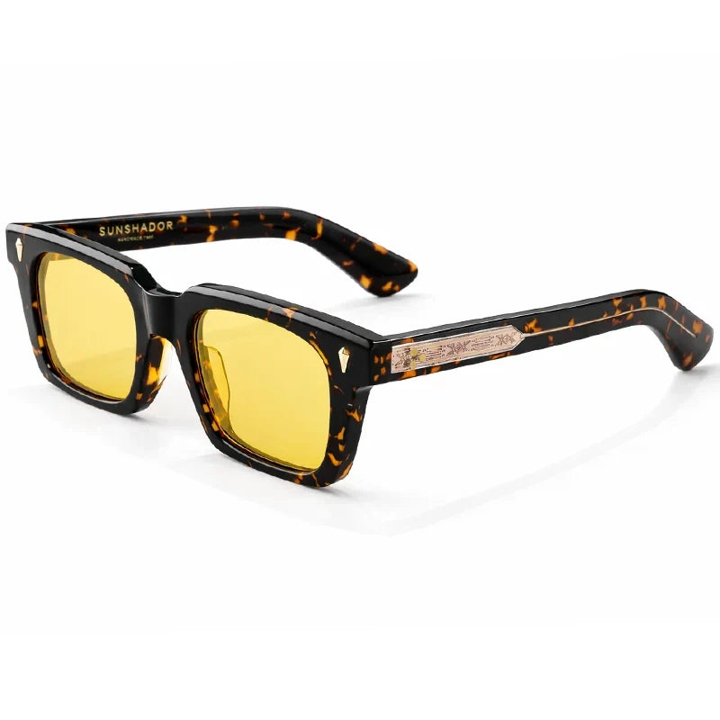 New Luxury Brand Designer Original Sunglasses Men Handmade Acetate Top Quality Eyewear Women Outdoor UV Protection Sun Glasses