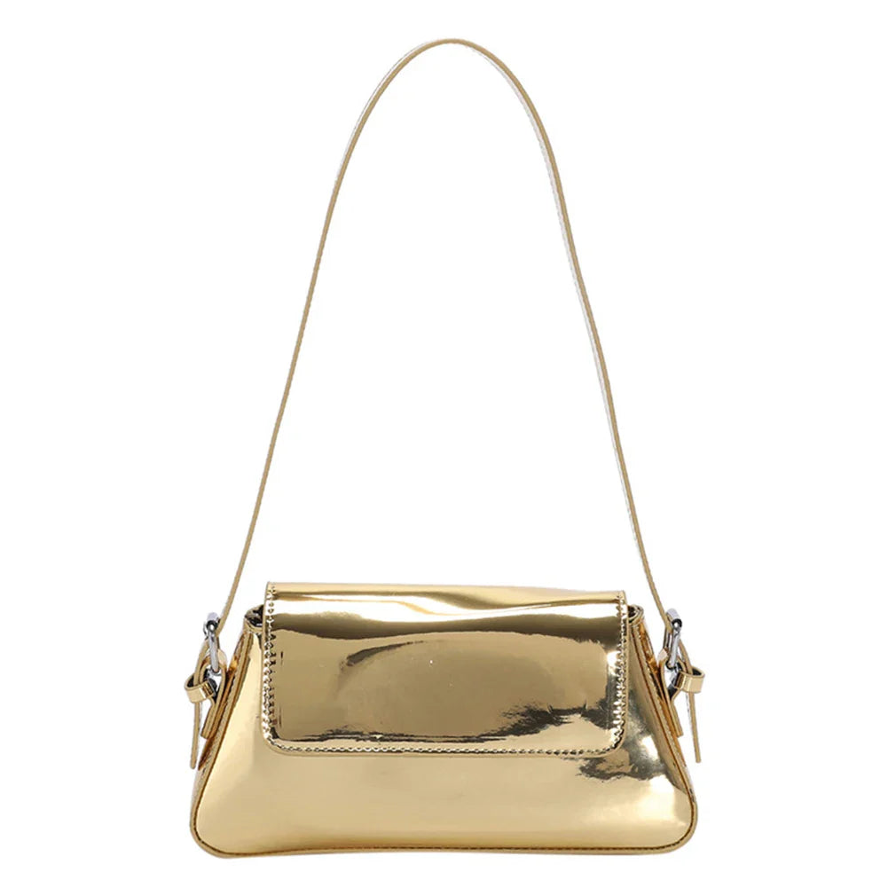 Women Shiny Crossbody Bag Elegant Sparkle Shoulder Bags Clutch Bag Fashion Chain Tote Handbag Ladies Chic Evening Wedding Clutch