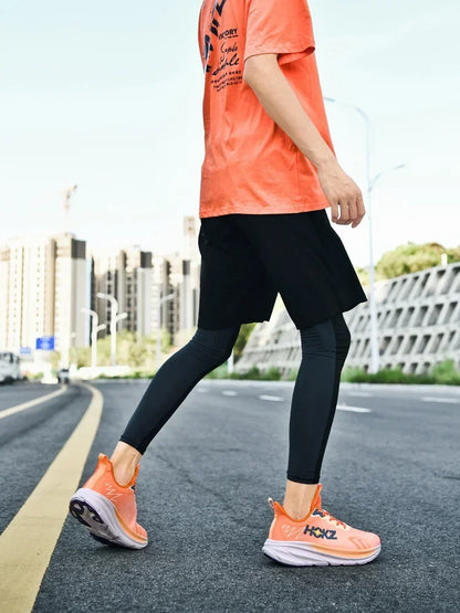 Men Mesh Running Shoes Off-road Shoes Sneakers Outdoor Breathable Trainer Race Luxury shoes Cushioning Couple Non-Slip Fashion
