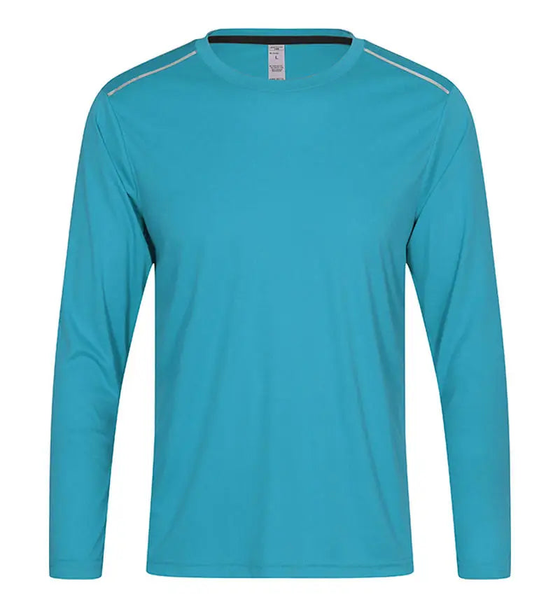 High Quality Spandex Men Women Kids Running Long Sleeve T-Shirt Quick Dry Gym Fitness Shirt Training Exercise Clothes Sports Top