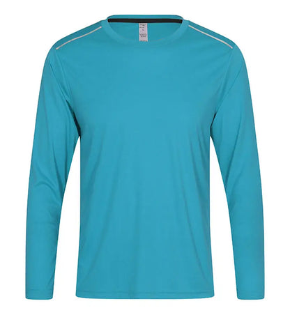 High Quality Spandex Men Women Kids Running Long Sleeve T-Shirt Quick Dry Gym Fitness Shirt Training Exercise Clothes Sports Top