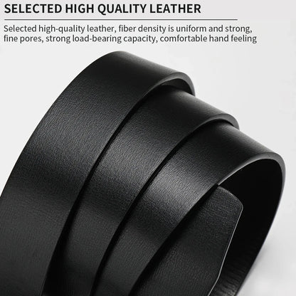 2026 New Product Belt Men's High Quality Toothless Automatic Buckle Casual Men Belt Men's Business Fashion Belt