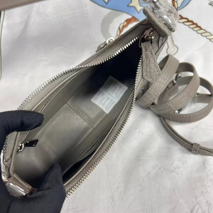 100% genuine real crocodile leather head skin women tote handbag Himalaya white color 2025 new design excellent skin lady tote