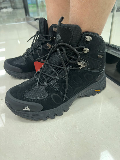 High-Top Men Hiking Boot Winter Outdoor Shoes Lace-Up Non-slip Outdoor Sports Casual Trekking Boots Man Waterproof Suede
