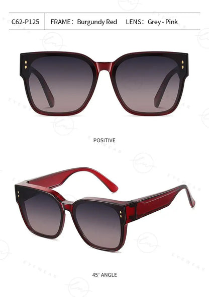 Brand Oversized Frame Cover Optical Glasses Trend Fit Over Sunglasses For Men Women Polarized TR-90 Anti-Glare UV400 Eyewear