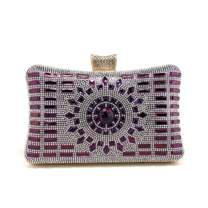 Women Evening Bag Diamonds Purse Handbags Chain Shoulder Wedding Party Evening Clutches Messenger Bag Christmas