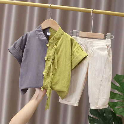 Thin Style Men's Children's Sets Suit Boy Clothing for Boys Child Clothes 3 Years Boy´s Fashion 8 14 Boy's Kids Boutique Cartoon
