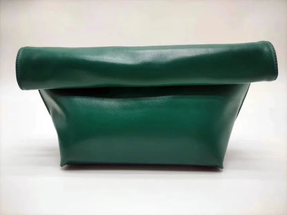 Vintage Women Clutch Bag Soft Pu Leather Lady Evening Bags Trend Party Girl Envelope Bag Fashion Burgundy Clutches Purse