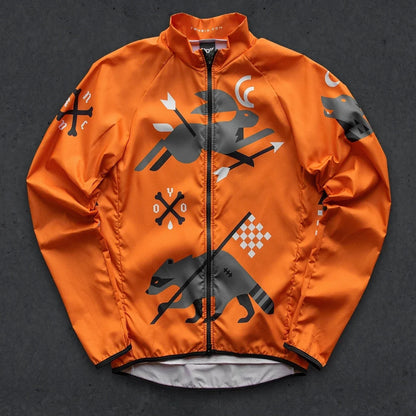 Bicycle Windbreaker Windproof Waterproof Men's Long Sleeve Cycling Jackets Bike Jersey Coat Pro Team Lightweight Jacket