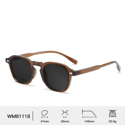 Designer Classic New Fashion 2025 Luxury Vintage Custom Logo Oval Shades Retro Myopia Sunglasses Women Men Solar Gafas