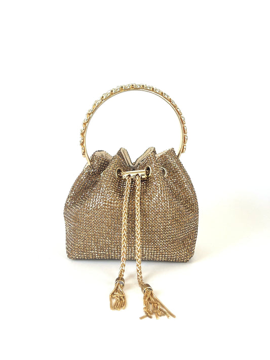 Dinner bag Handle Shining Rhinestones Evening clutch Bag Sparkling, Elegant, Exquisite Dinner Party Handbag party wedding Bag