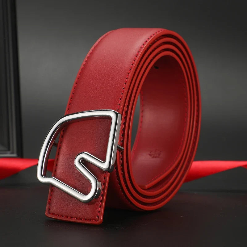 Width 3.8cm Famous Brand Belt Men Top Quality Luxury Genuine Leather Belts for Men Strap Metal Belt Fashion Women's Belt jeans
