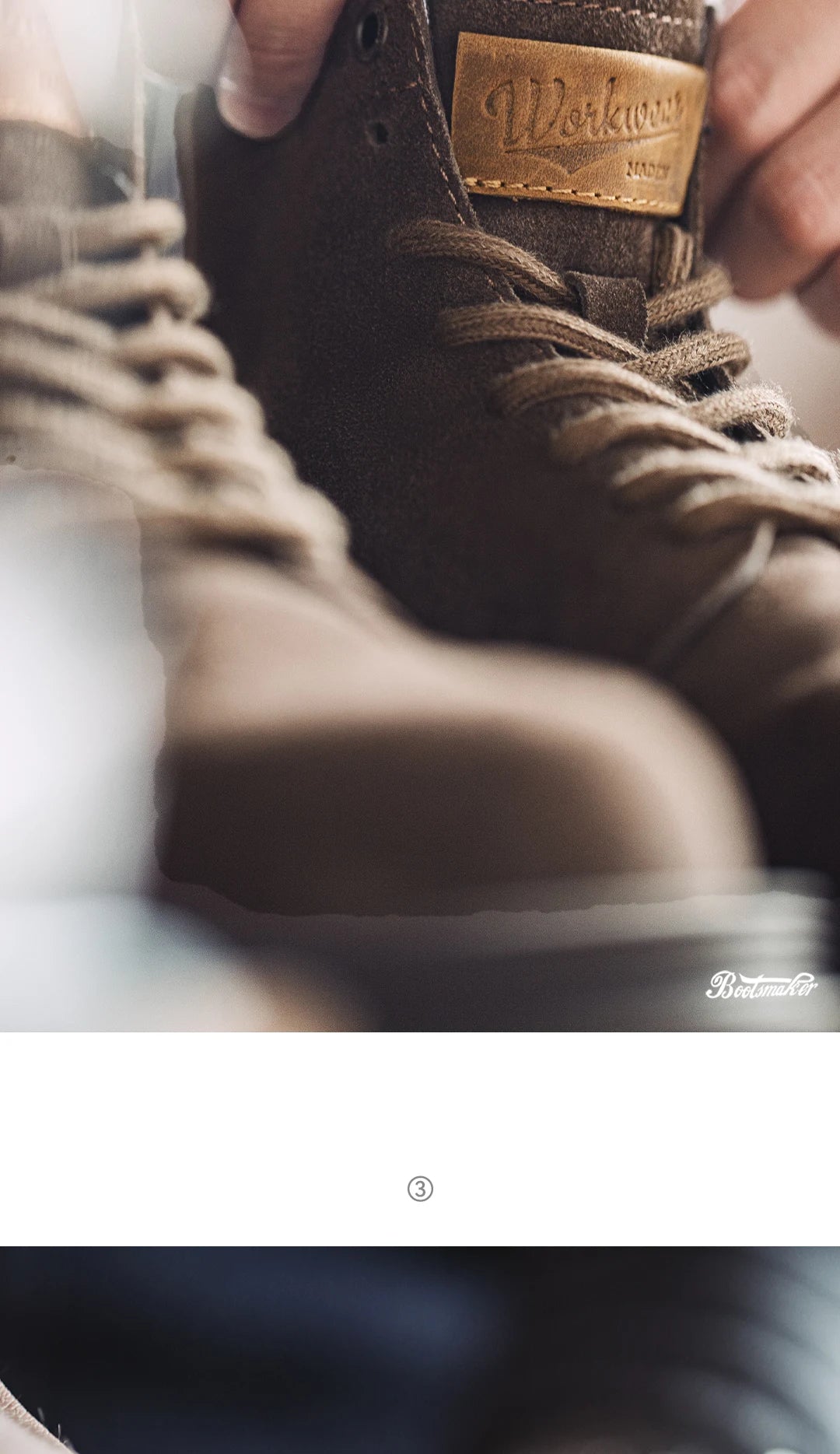 Maden New Vintage Brown Winter Work Boots Casual Suede High-top Boots Thick Soles Round Toes Shoes Men's Shoelaces Boots