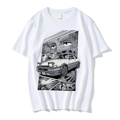 Initial D T Shirt Japanese Anime Graphic Funny Harajuku Manga T Shirt Fashion Casual Short Sleeve Plus Size T Shirt Women