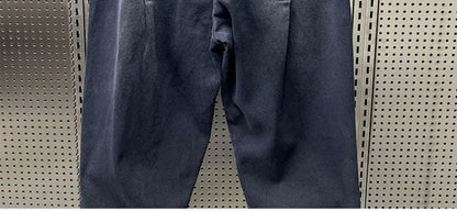 Drawstring Menswear Clothing Handsome Spring New Men's Jeans Korean Elastic Waist Buttons Decorative Fashion Harlan Pants Men