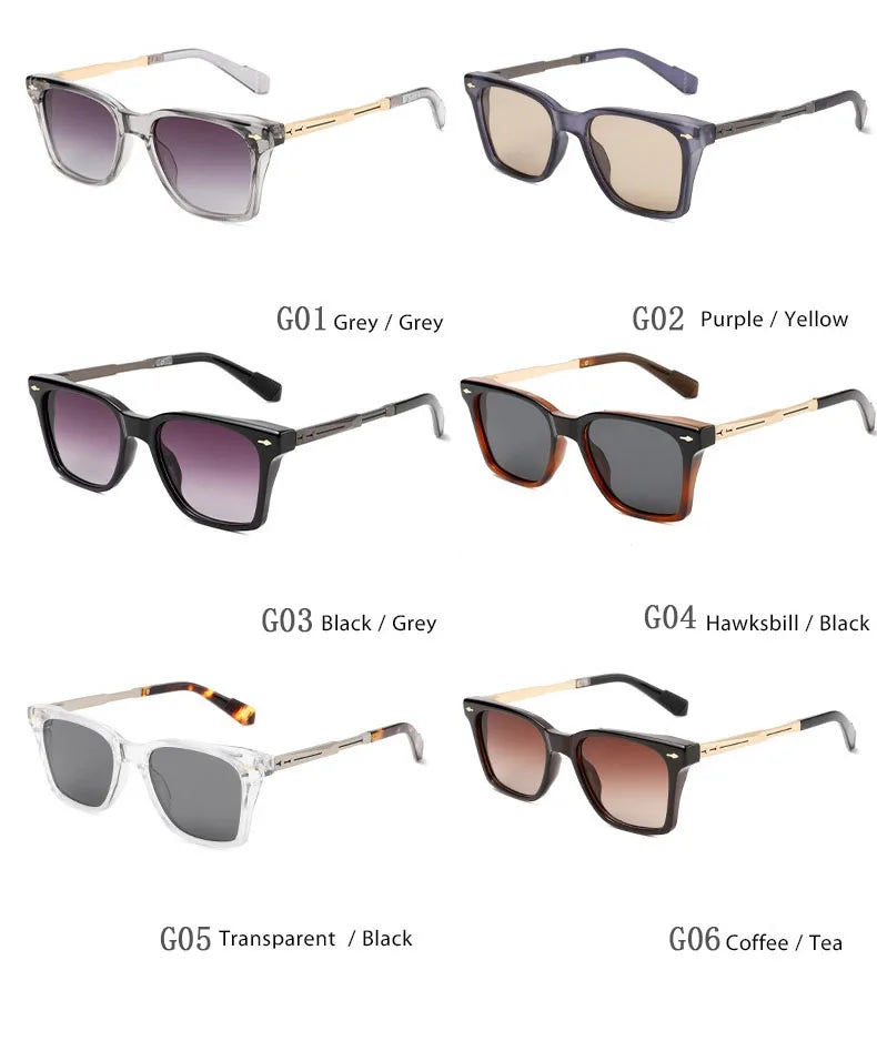 Fashion Sunglasses Women 2025 Vintage Square Sunglass Men Retro Glasses Dropshipping Gafas De Sol Hombre Lunette Soleil Femme