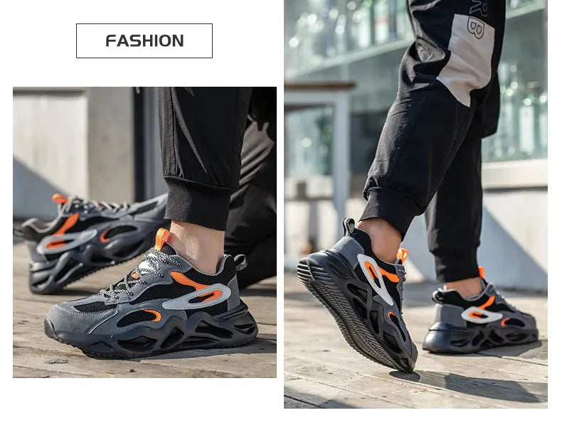 6KV Insulation Blocking Current Work Safety Shoes For Men Lightweight Indestructible Anti-smash Sneakers Steel Toe Cap Boots