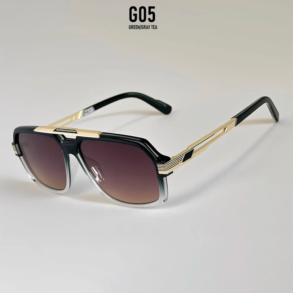 Brand Design Square Sunglasses Women  UV400 Protection Sunglass Men Beach Vacation Fashion Glasses Gafas De Sol Hombre Zonnebril