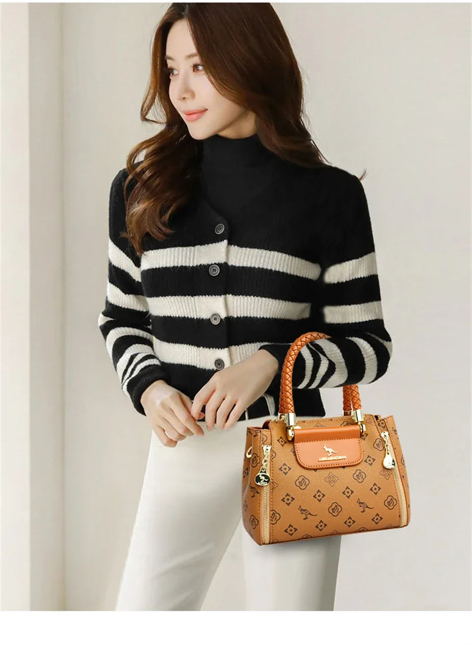 Fashion Crossbody Bags for Women Designer Ladies Purses and Handbags High-quality Soft Leather Women Shoulder Messenger Bags Sac