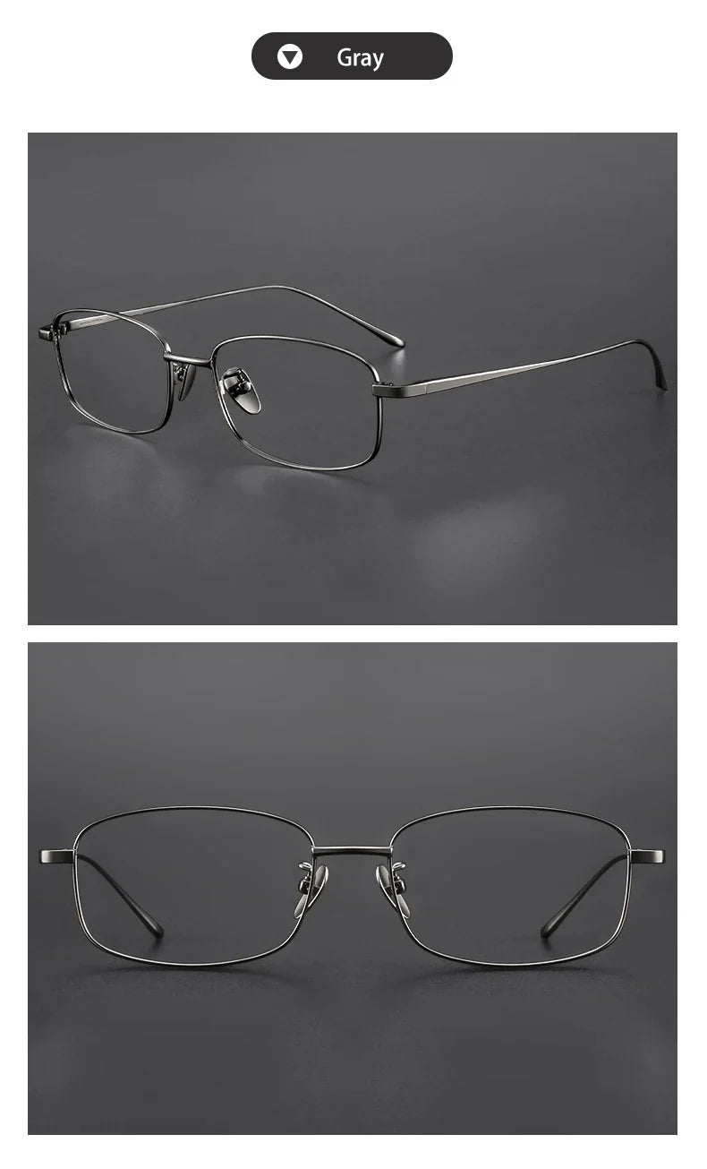 Ultra-light Women's Small Frame Geometric Design Men's Anti-blue Light Glasses Can Be Customized Prescription 8027