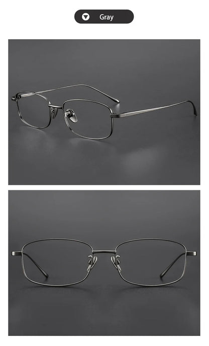 Ultra-light Women's Small Frame Geometric Design Men's Anti-blue Light Glasses Can Be Customized Prescription 8027