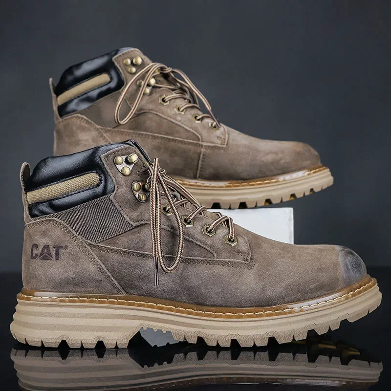 Hot Selling Winter Men Snow Boots High-quality Classic High Top Outdoor Hiking Shoes Anti Slip Thick Soled Practical Work Shoes