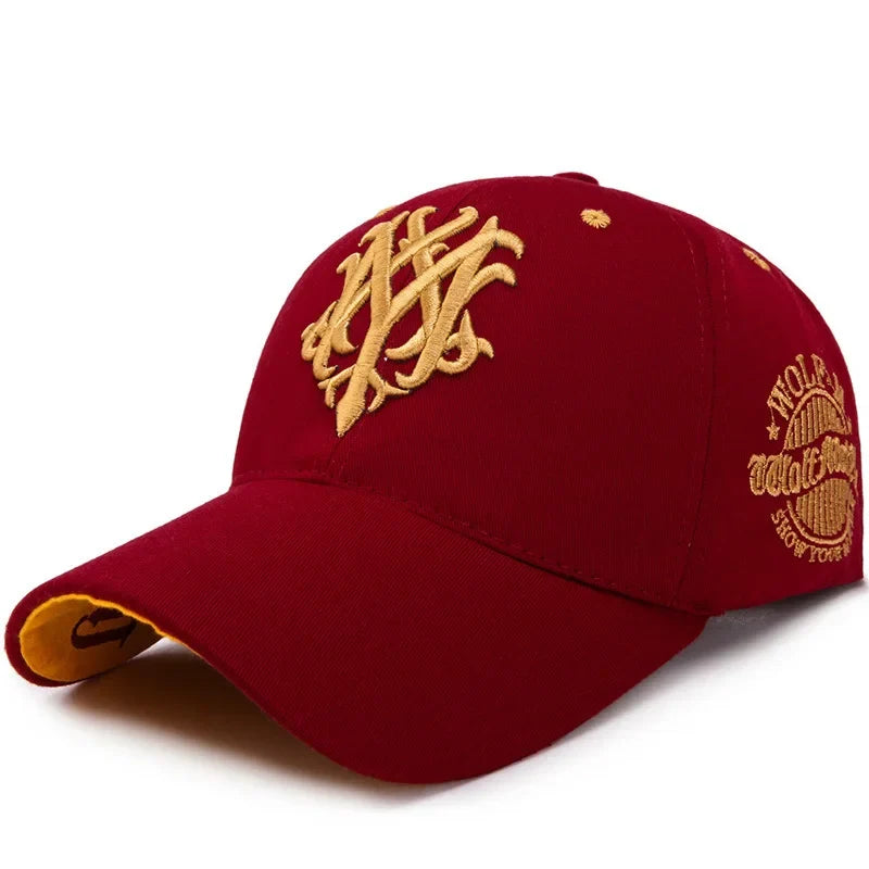 2026 New Totem Flame Baseball Cap Men's Women's European and American Net Red Cap Spring and Summer Sun Shading Embroidered Hat