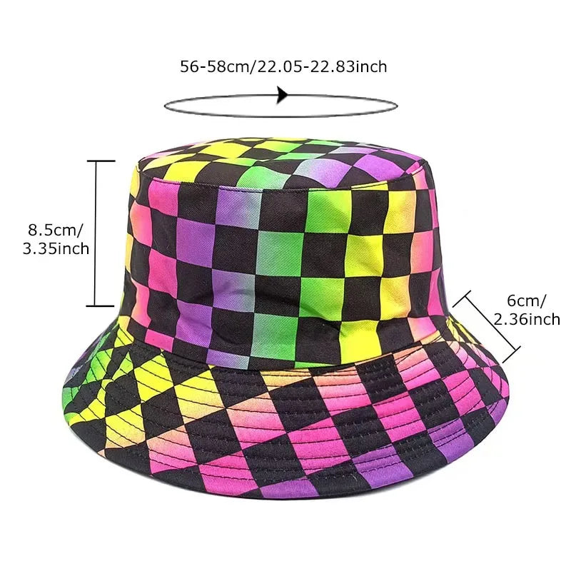 Wholesale New Bob Summer Bucket Hats Reversible Men Ladies Cotton Outdoor Sports Pull Up Fashion Panama Sun Hat Gift Wine Party