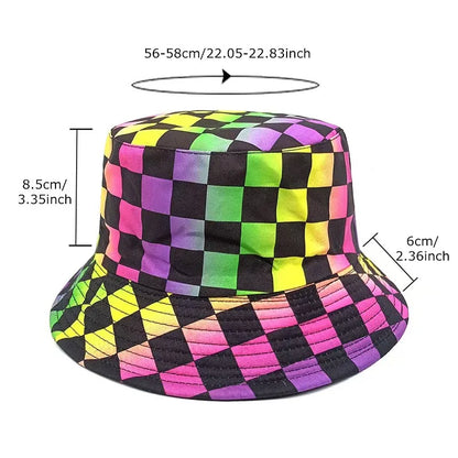 Wholesale New Bob Summer Bucket Hats Reversible Men Ladies Cotton Outdoor Sports Pull Up Fashion Panama Sun Hat Gift Wine Party