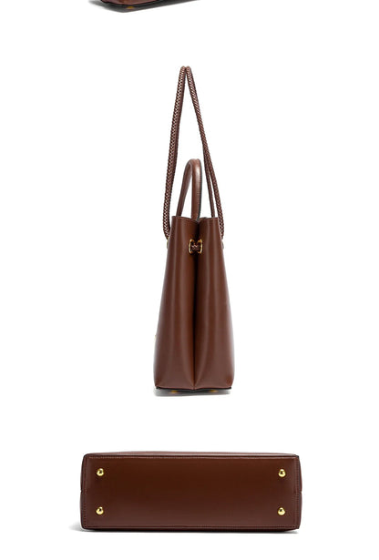 Solid Color New Arrival Classic Style Women's Handbag Retro Elegance Exquisite and Versatile Fashionable Women's Shoulder Bag