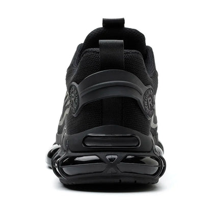 Rotating Button Safety Shoes Men Anti-smash Anti-puncture Work Shoes Fashion Men Safety Sport Shoes Security Protective BootsMen
