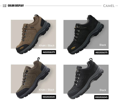 Outdoor Hiking Shoes Waterproof Breathable Leather Tactical Trekking Shoes for Men Male Sneakers Climbing 2025 New