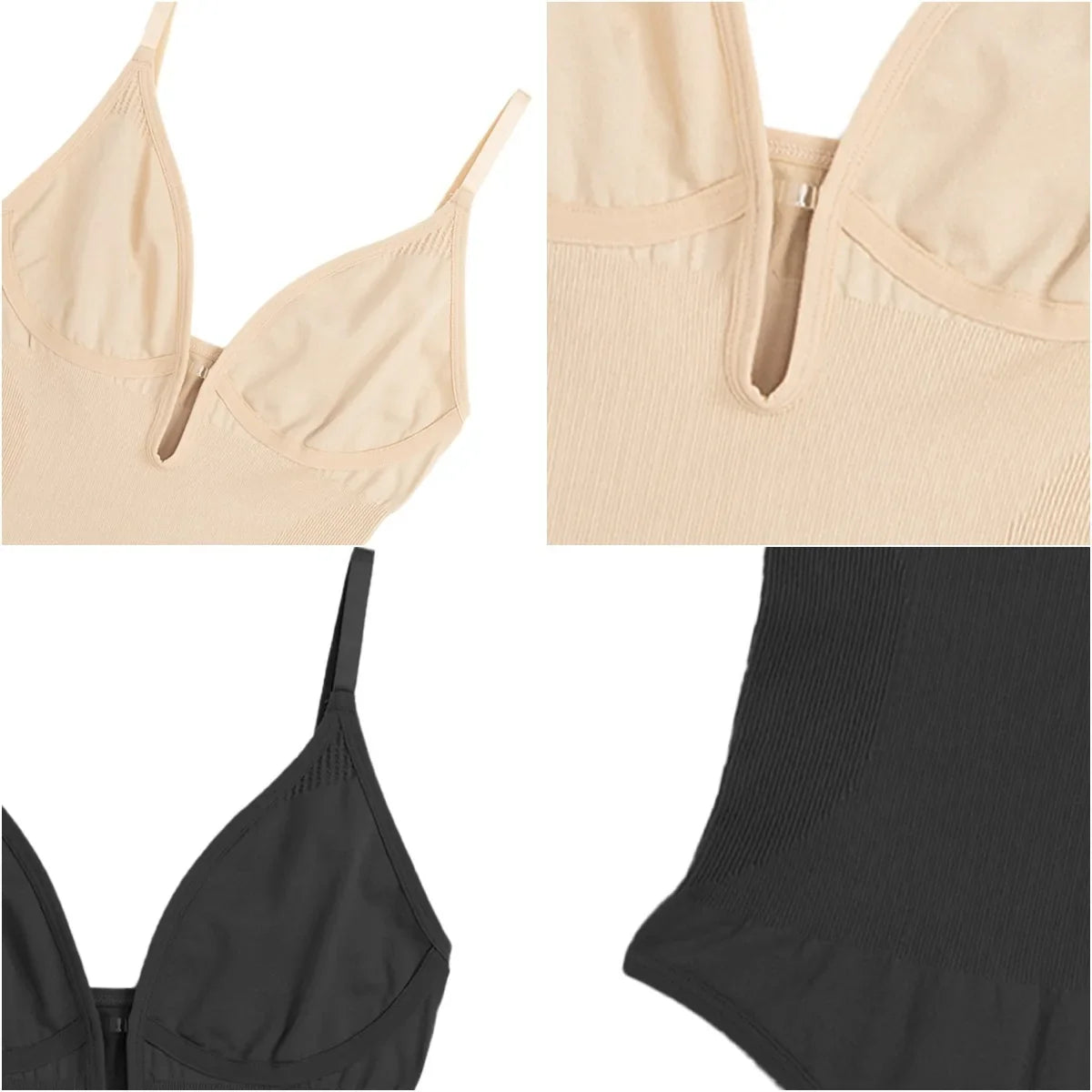 Women Seamless Shapewear Bodysuit Push Up Tummy Control Waist Trainer Butt Lifter Slimming Full Body Shaper For Daily Wear
