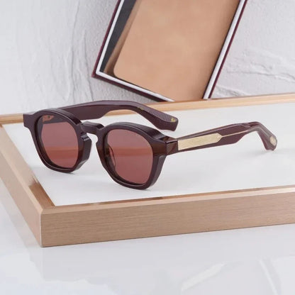 Ins Handmade Sunglasses 10th Anniversary Limited Edition Acetate Brand Classical Design Men Women Prescription Glasses with Case