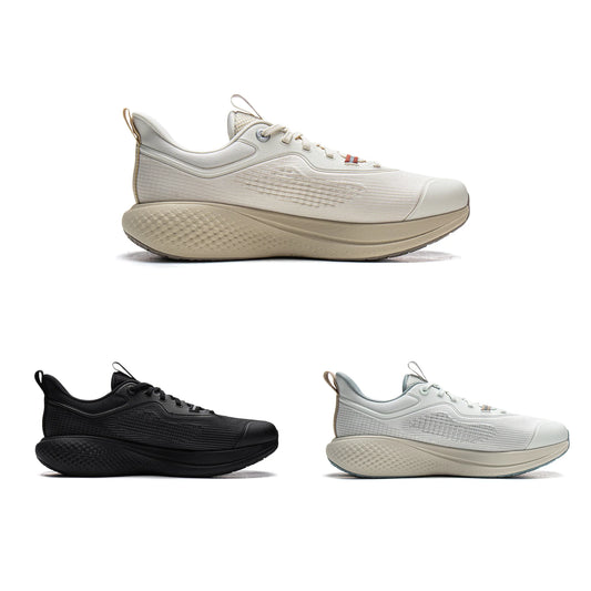 Men's SOFT GO 3 Lifestyle Shoes COMFOAM Reflective Leisure Slip-on Walking Shoes LiNing Stylish Sneakers AGLW001