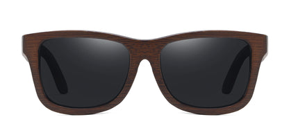 Natural Bamboo Wooden Sunglasses Handmade Polarized Glasses Mirror Coating Lenses Eyewear With Gift Box