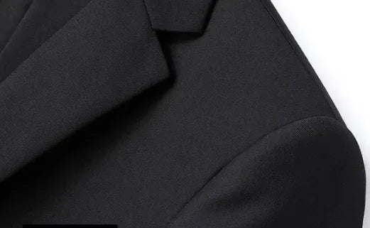 New (Blazer+pants) Men's Fashion Business Gentleman Italian Style Slim Solid Color Professional Suit Wedding Groom Best Man Suit