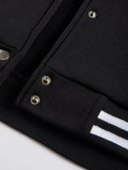 Realizing Dreams In New York Print Jacket Male Fashion Hip Hop Baseball Jersey Soft Loose Fleece Coat Unisex Street Basics Top