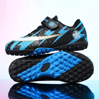 New Child's Football Shoes Society Professional Original Child's Society Cleats Kid Sneakers Indoor Soccer Trainers Youth Sports