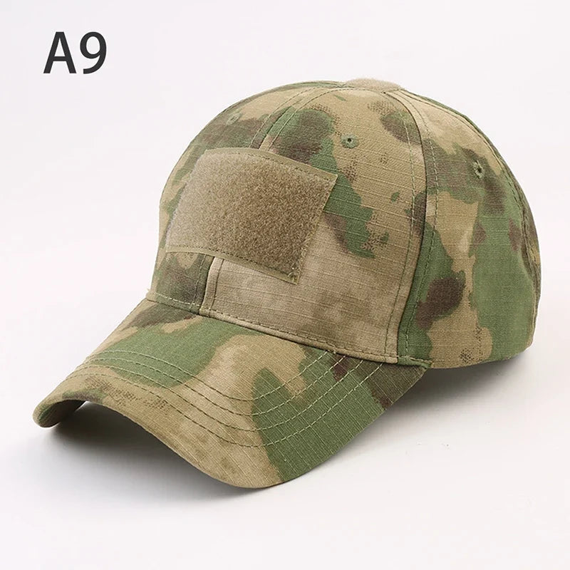 1pc Baseball Caps Camouflage Tactical Outdoor Soldier Combat Paintball Adjustable Hat Summer Snapback Sun Hats For Men Women