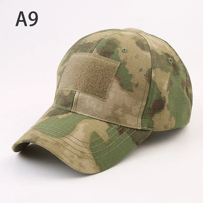1pc Baseball Caps Camouflage Tactical Outdoor Soldier Combat Paintball Adjustable Hat Summer Snapback Sun Hats For Men Women