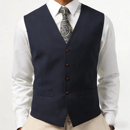 Men Vest Beige Single Button V Neck Solid Waistcoat For Wedding Birthday Banquet Party Business Work Daily Casual Men Suit Vest