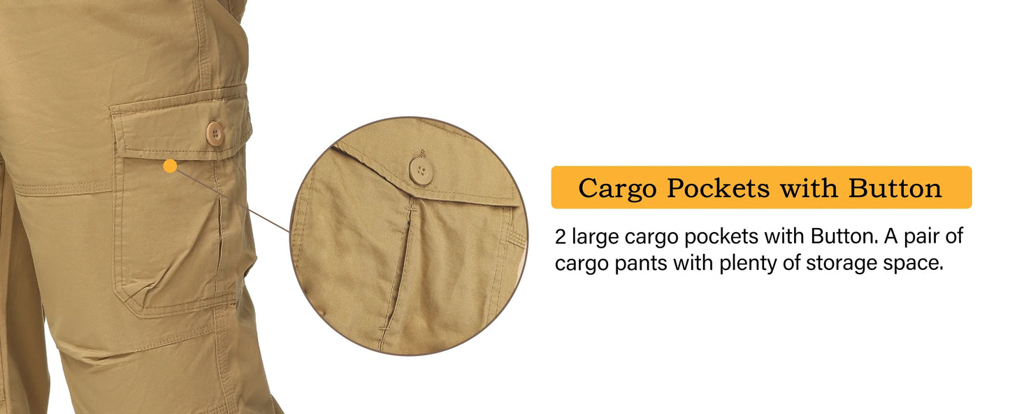 Below Knee Length 3/4 Long Shorts Men's Outdoor Capri Pants Multi Pocket Summer Twill Work Cargo Pants Man