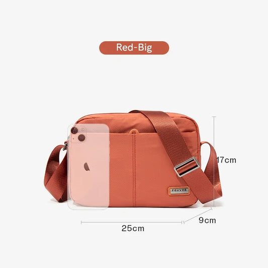 Crossbody Bag for Women 2025 Fashion Waterproof Shoulder Bag High Quality New Small Canvas Sports Messenger Bag 2961-11