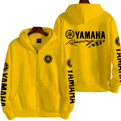 Logo Motorcycle Racing Team Men Zipper Hoodie 2026 New Fashion Women Sweatshirt Spring Autumn Sports Couple Jackets Coat